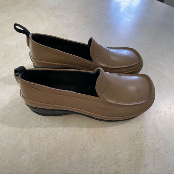 Steve Madden chunky retro Y2K loafers size 6.5 rubber water shoes - Picture 1 of 7